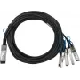 BlueOptics BS33 Συμβατό BlueLAN Καλώδιο DAC QSFP28 2m Παθητικό Χάλκινο (BS33-BL)