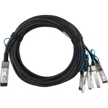 BlueLAN Παθητικό 100GBASE-CR4 QSFP28 σε 4x25GBASE-CR SFP28 Direct Attach Breakout καλώδιο, 2m, AWG26, συμβατό με NVIDIA 980-9I48A-00C002
