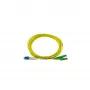 BlueOptics Duplex Καλώδιο Patch Οπτικής Ίνας, LC/UPC σε E2000/APC, Single Mode OS2, 10 m, LSZH, Κίτρινο