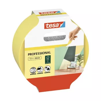 Tesa Professional Χαρτοταινία βαφής Κίτρινο 50 m x 30 mm 1 ρολό