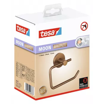 Tesa MOON BRONZE Θήκη Χαρτιού Υγείας Αυτοκόλλητη Μεταλλική