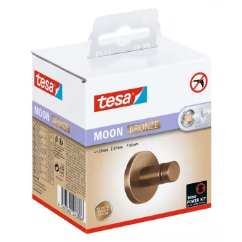 TESA MOON BRONZE Γάντζος Πετσέτας Αυτοκόλλητος Μεταλλικός 6 kg