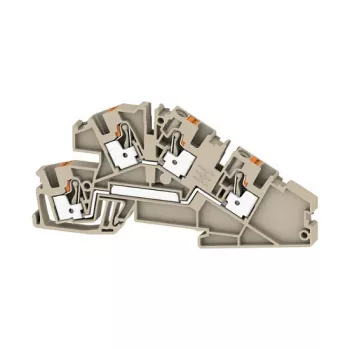 Weidmüller AITB 4 BB L-L Ακροδέκτης σειράς εγκατάστασης, 4 mm², 400 V, 32 A, μπλε, σύνδεση με βίδα, ράγα DIN