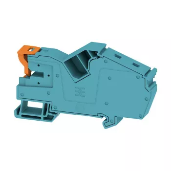 Weidmüller AEB ITB 16 BB BL Τελικό στήριγμα Wemid μπλε με κούμπωμα 2669130000