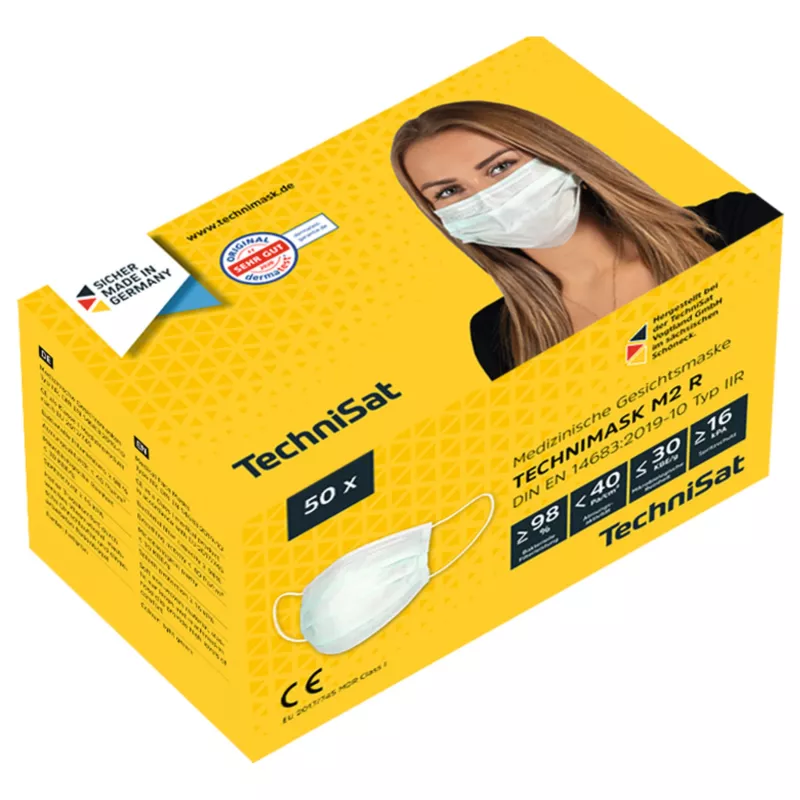 TECHNIMASK M2 R Ιατρική μάσκα προσώπου Τύπου IIR, συσκευασία 50 τεμ., Μπλε