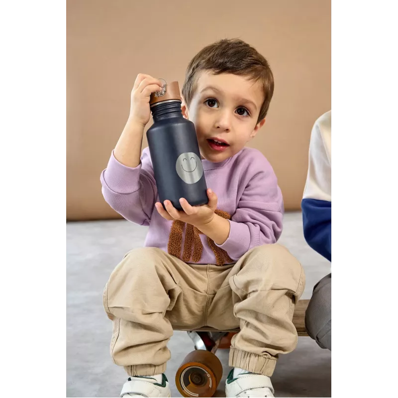 Lassig Little Gang Smile 500 ml παγούρι Navy