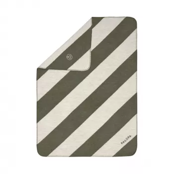 PALOPA Ida M Ριγέ Κουβέρτα Σκύλου Dark Green