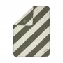 PALOPA Ida M Ριγέ Κουβέρτα Σκύλου Dark Green