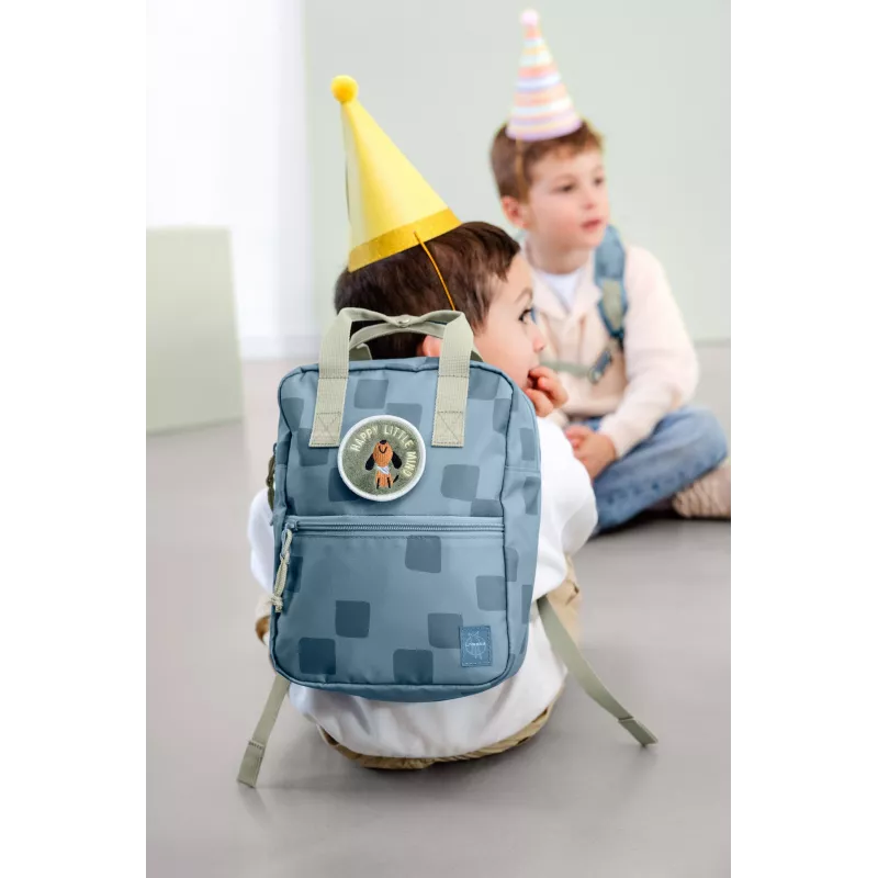 Lassig Μίνι Τετράγωνο Σακίδιο Pattern Party Blue