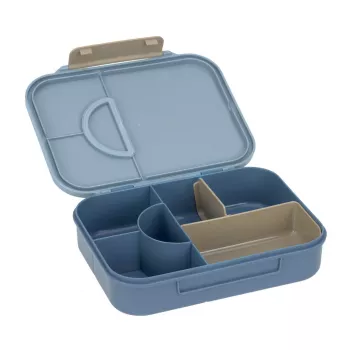Lassig Lunchbox Bento με χωρίσματα Pattern Party μπλε/πράσινο
