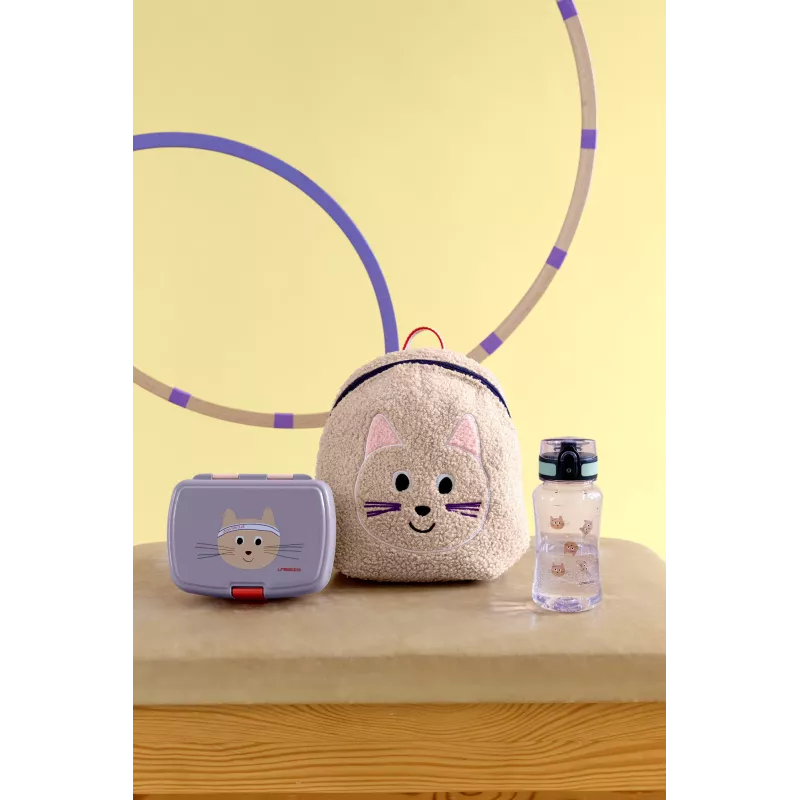 Lassig Tiny Team Tritan παγούρι 420ml Kätzchen