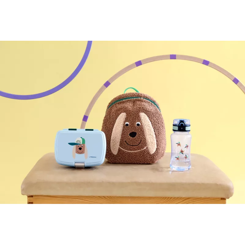 LASSIG Tritan παγούρι 420 ml Tiny Team Dog μεντα/μπλε