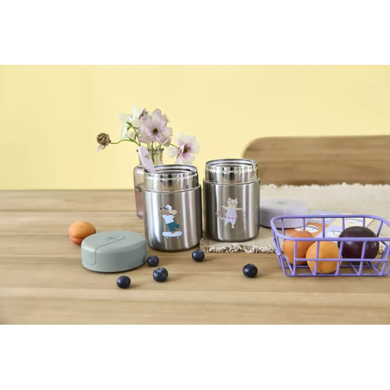 Lassig Food Jar - θερμός φαγητού 315 ml Tiny Team Kitten