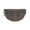 PALOPA Emma τσάντα λιχουδιών σκύλου Fanny Pack Crinkled Nylon Chocolate