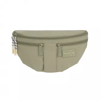 PALOPA Emma τσάντα λιχουδιών σκύλου Fanny Pack Crinkled Nylon Pale Olive