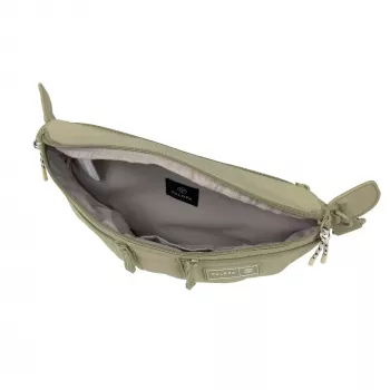 PALOPA Emma τσάντα λιχουδιών σκύλου Fanny Pack Crinkled Nylon Pale Olive