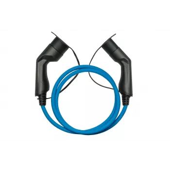kabelmeister® Καλώδιο φόρτισης EV Mode 3, βύσμα Type 2 σε υποδοχή, 3-φασικό, 16 A, 11 kW, Μπλε, 5 m