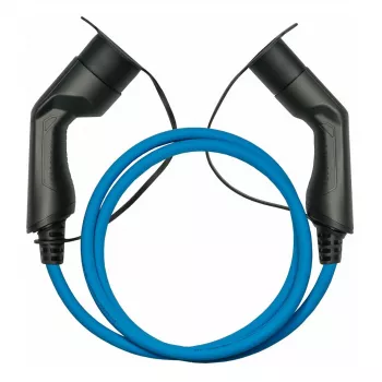 KABELMEISTER Καλώδιο φόρτισης EV Mode 3, βύσμα Type 2 σε υποδοχή, 3-φασικό, 16A, 11kW, Μπλε, 7,5m