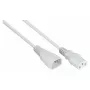 KABELMEISTER IEC C14 σε C13 Καλώδιο επέκτασης 1m Λευκό