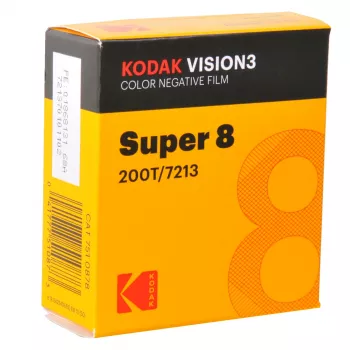 Kodak S8 Vision3 200T Color Negative Super 8 κασέτα φιλμ (50 ft) - Tungsten 200 ISO - 7510878