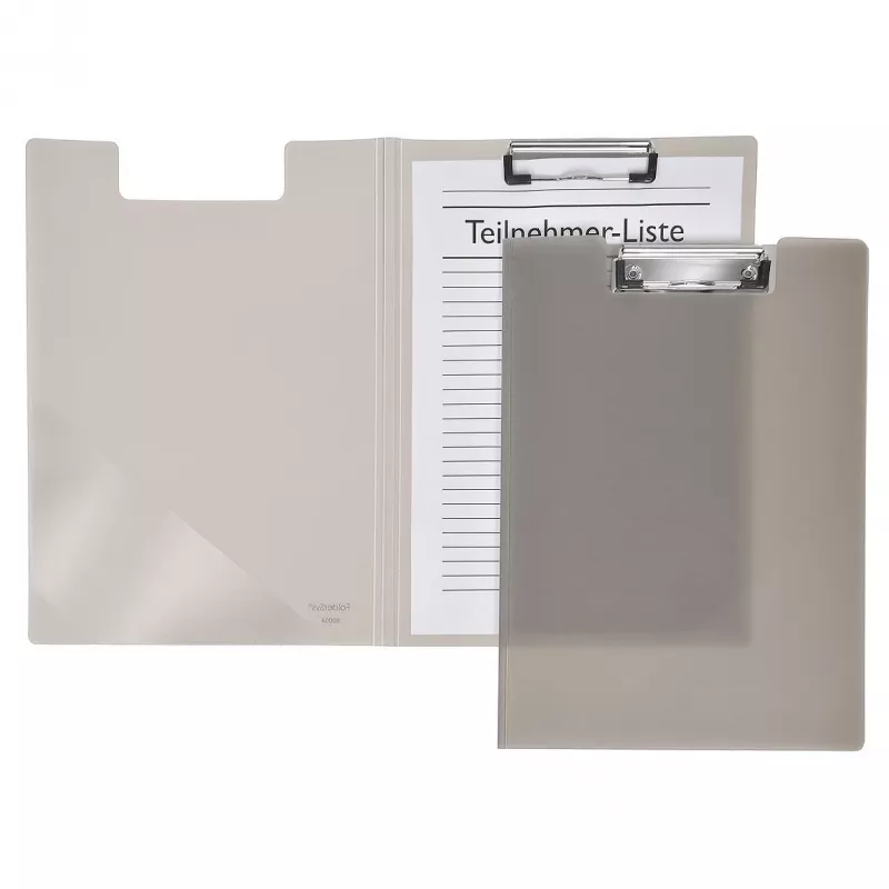 Foldersys Διαφανής θήκη με κλιπ A4 PVC