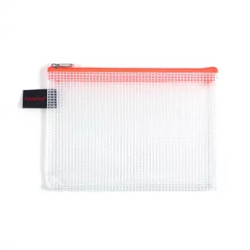 FolderSys Θήκη με φερμουάρ A6 διαφανής PVC 0,2 mm