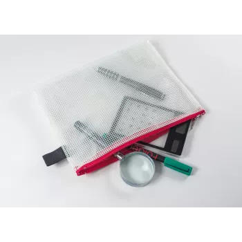 Foldersys Θήκη με φερμουάρ B6 διαφανής PVC θήκη εγγράφων