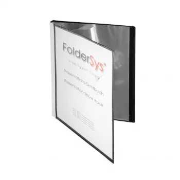 FolderSys Βιβλίο παρουσίασης A4 μαύρο 20 θήκες