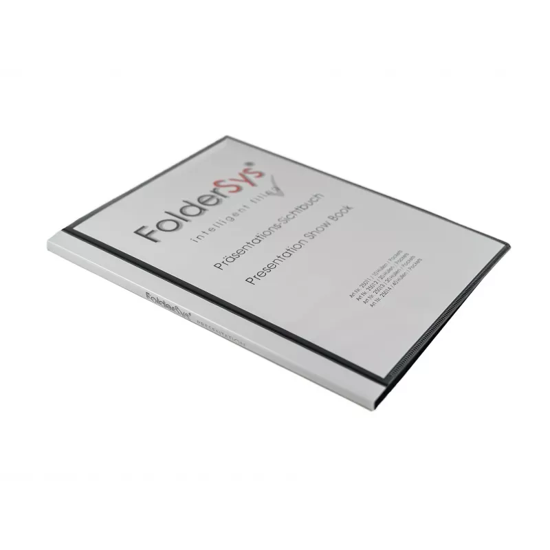 FolderSys Βιβλίο παρουσίασης A4 μαύρο με 30 θήκες