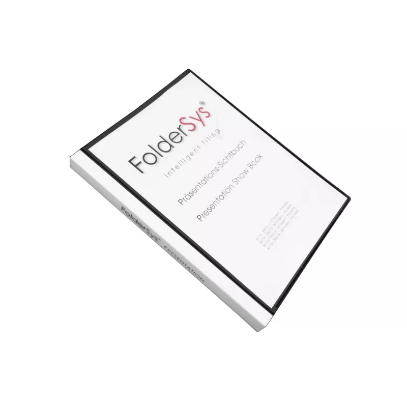Foldersys Βιβλίο παρουσίασης A4 μαύρο 40 θήκες