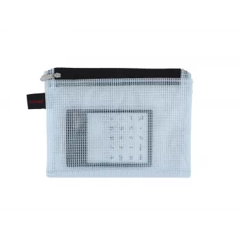 FolderSys Θήκη με Φερμουάρ A6 διάφανη PVC
