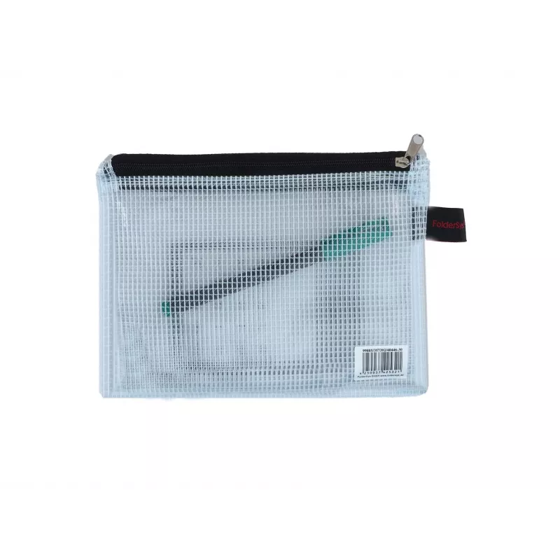 FolderSys Θήκη με Φερμουάρ A6 διάφανη PVC