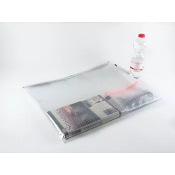 FolderSys Θήκη Εγγράφων με Φερμουάρ A3 διάφανη PVC