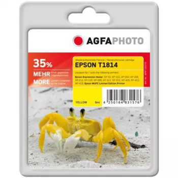 AGFAPHOTO APET181SETD σετ δοχείων μελανιού - μαύρο, κυανό, ματζέντα, κίτρινο (συσκευασία 4 τεμ.) συμβατό με Brother LC-1100