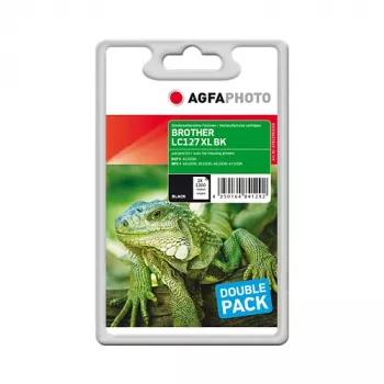 AGFAPHOTO APB127BDUOD συμβατό μαύρο δοχείο μελανιού συσκευασία 2 τεμ. για Brother MFC-J4510DW