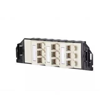 METZ CONNECT RJ45 Keystone Module Cat.6A θωρακισμένο Μαύρο συσκευασία 1 τεμ.