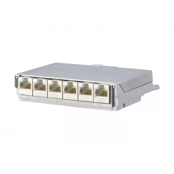 METZ CONNECT BTR E-DAT C6 6x8 AP Distributor Patch Panel - CAT 6 - STP - Γκρι - 1U - 19 ίντσες
