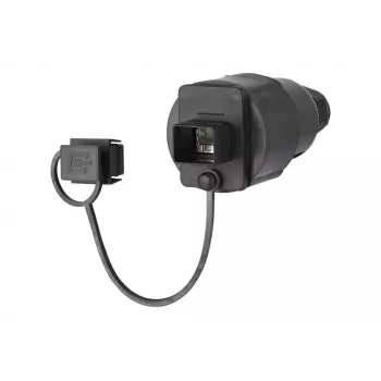METZ CONNECT RJ45 Βύσμα Πεδίου Cat.6A Θωρακισμένο IP67 Μαύρο 41,8mm