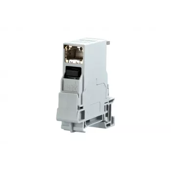 METZ CONNECT RJ45 Keystone Module Cat.6A STP Γκρι (RAL 7035) 1401906113KE
