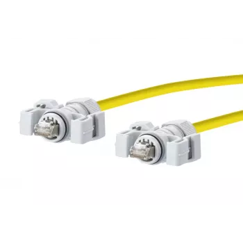 METZ CONNECT E-DAT Industry Καλώδιο Patch V6 IP67 Cat6 SF/UTP 15m Κίτρινο