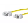 METZ CONNECT E-DAT Industry Καλώδιο Patch V6 IP67 Cat6 SF/UTP 15m Κίτρινο