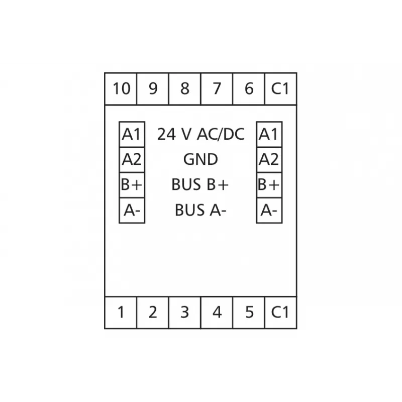 METZ CONNECT BMT-DI10 BACnet MS/TP Module Ψηφιακών Εισόδων 10 Είσοδοι