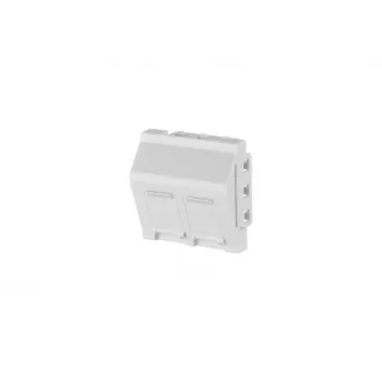 METZ CONNECT RJ45 Keystone Module Cat.6A θωρακισμένο Λευκό 45x45mm χωρίς εργαλεία