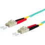 METZ CONNECT 151J1JOJO50E Καλώδιο οπτικής ίνας LC Duplex σε LC Duplex 50/125µm Multimode OM3 5m Aqua