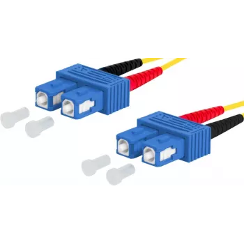 METZ OpDAT Patchkabel OS2 SC-D/SC-D Duplex Singlemode 3m κίτρινο LSZH
