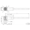 METZ CONNECT 142M2X90050 Καλώδιο patch Cat6a M12 5 m μαύρο