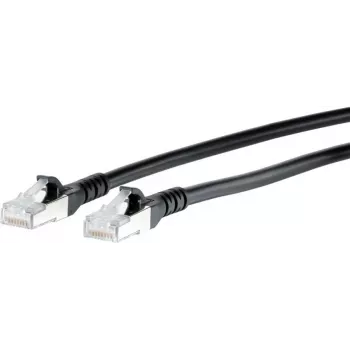 METZ CONNECT BTR 1308457500-E Patchkabel RJ45 Cat.6A AWG26 S/FTP LSOH 7,5m μαύρο
