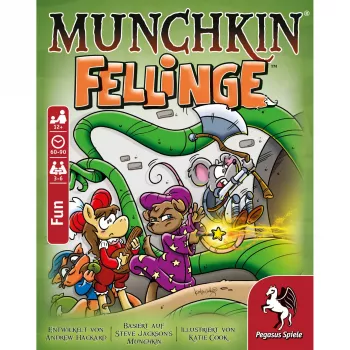 Pegasus Spiele Munchkin Fellinge (Demented Dungeons) επέκταση επιτραπέζιου παιχνιδιού καρτών