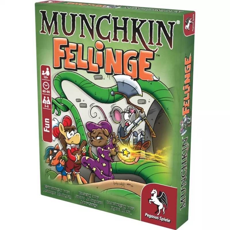 Pegasus Spiele Munchkin Fellinge (Demented Dungeons) επέκταση επιτραπέζιου παιχνιδιού καρτών