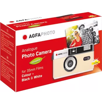 AGFAPHOTO Agfa Photo Επαναχρησιμοποιήσιμη Φωτογραφική Μηχανή 35mm Μπεζ